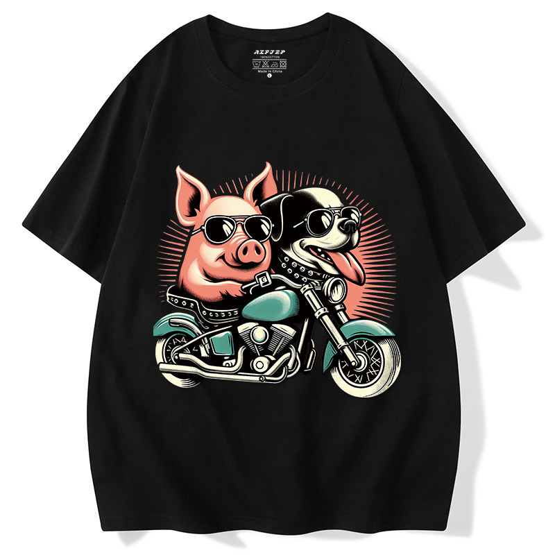 Streetwear Brand Niche - Vintage Trend Brand Quirky Niche Pig