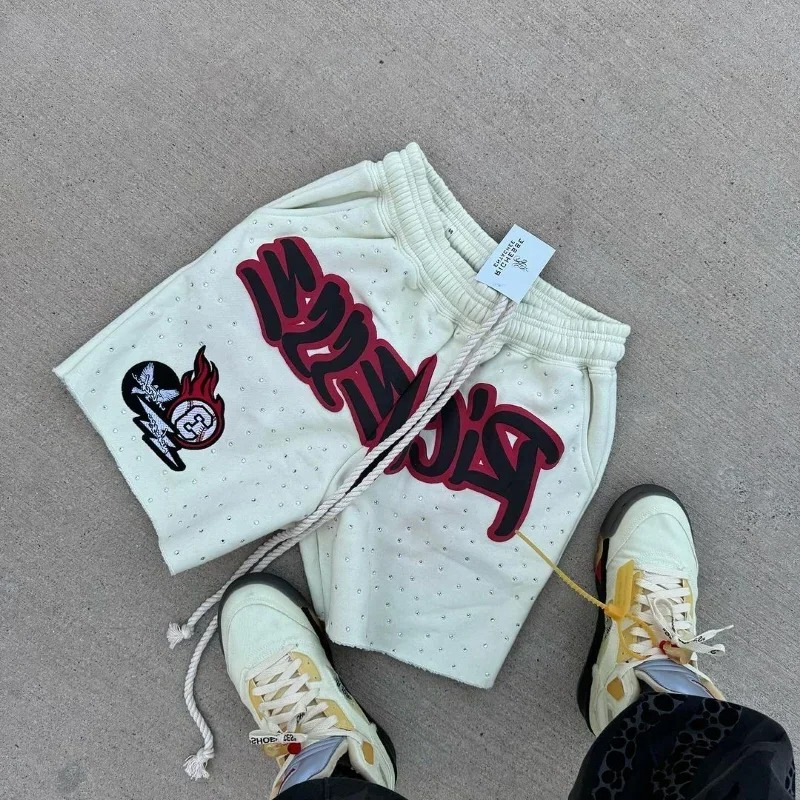 Y2K Harajuku Men's Shorts Lett - Fear Of God Essential review and price