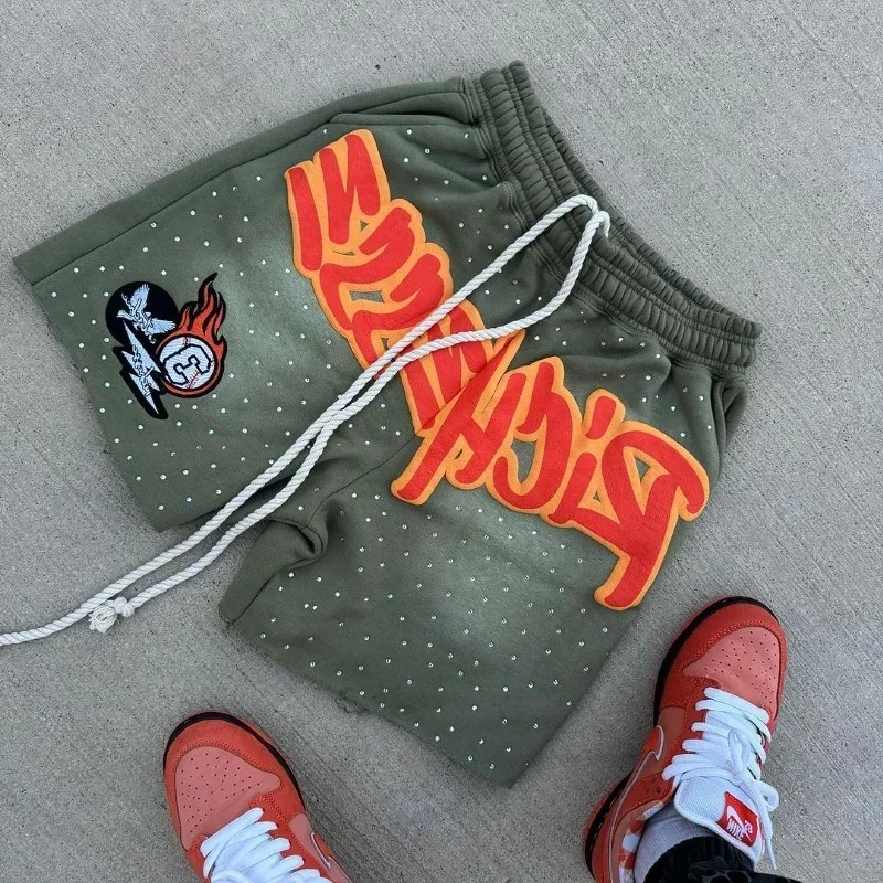 Y2K Harajuku Men's Shorts Lett - Fear Of God Essential review and price