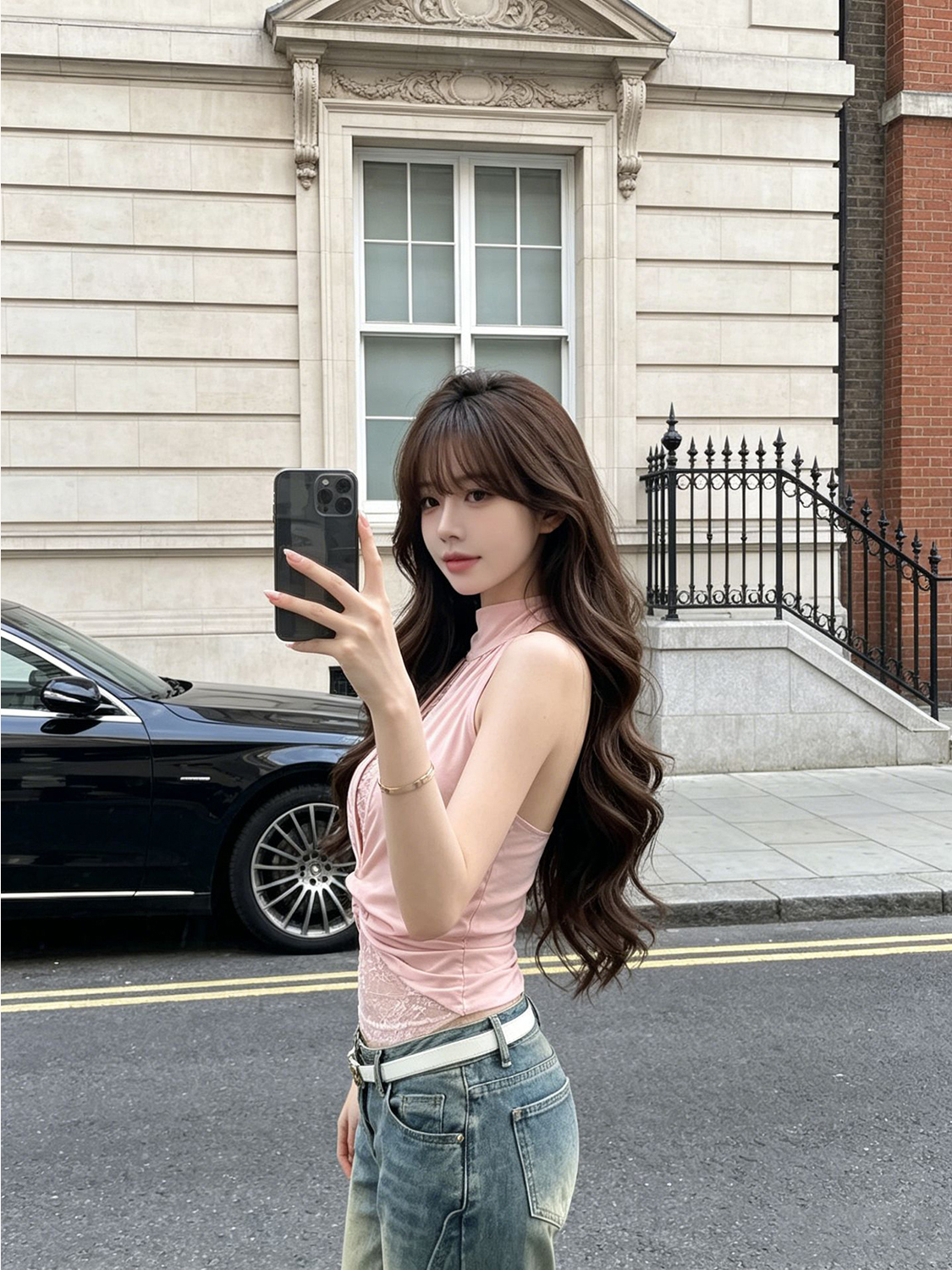 Pink Lace Hollow out Vest Wome - Streetwear Brand Of The Year review and price