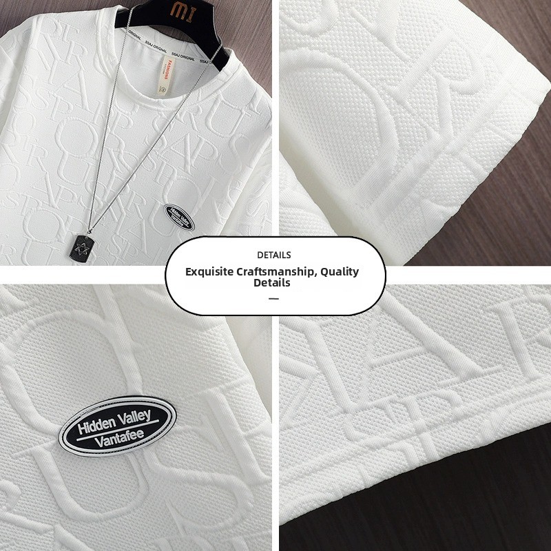 Summer Casual Cotton Short Sle - Streetwear Brands review and price