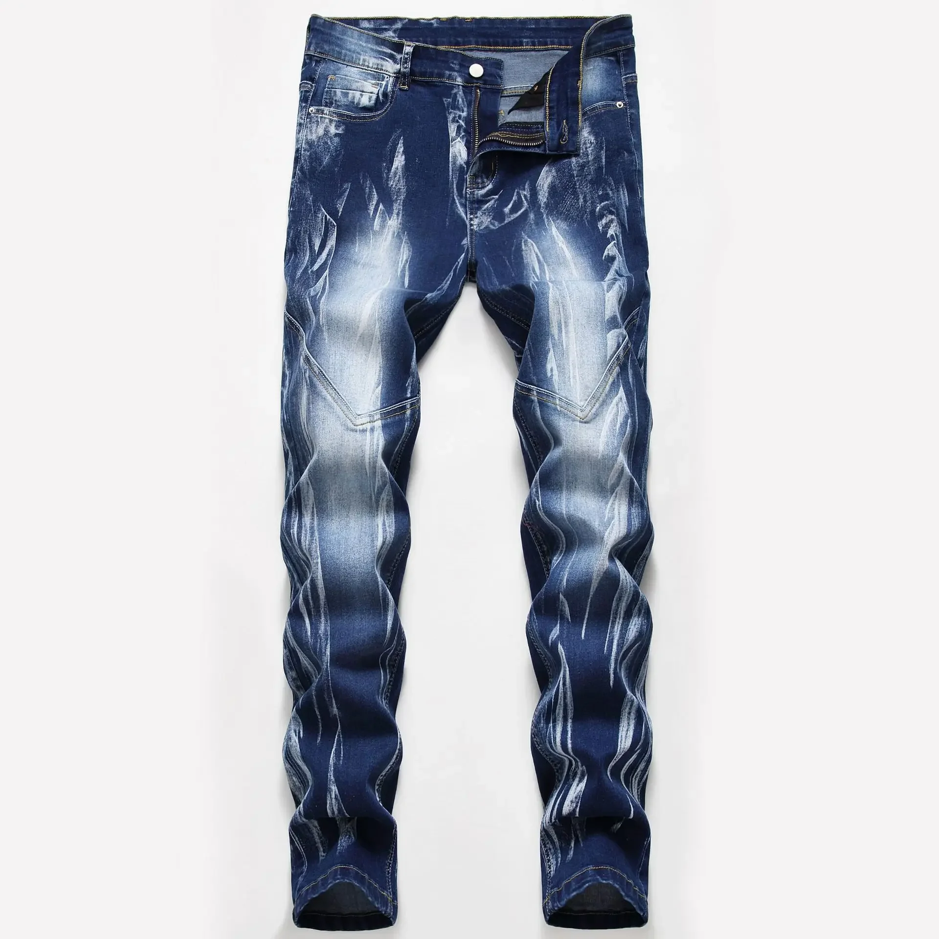 Fashion Print Men's Elasticity - Streetwear Brand Pants review and price