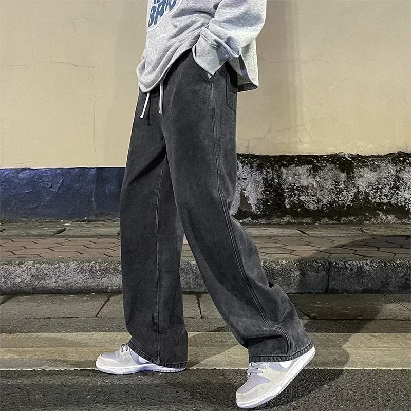 New Streetwear Loose Jeans Men - Streetwear Brand Pants review and price