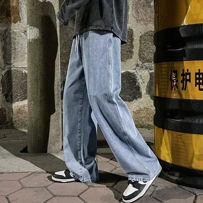 New Streetwear Loose Jeans Men - Streetwear Brand Pants review and price