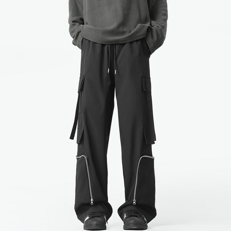 Fashion Men Cargo Pants Loose  - Streetwear Brand Pants review and price