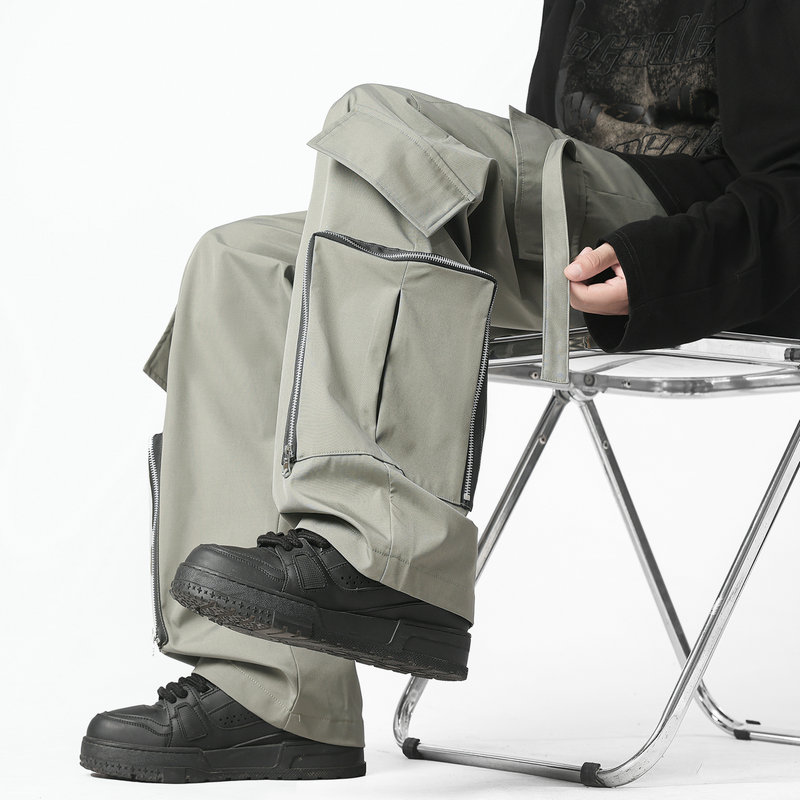 Fashion Men Cargo Pants Loose  - Streetwear Brand Pants review and price