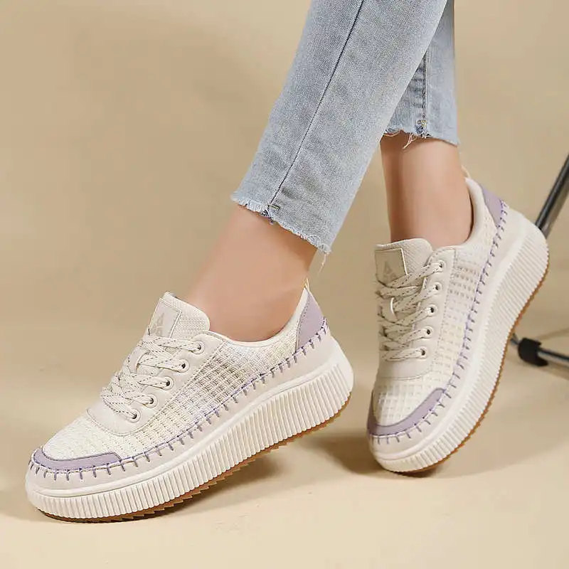 Brown Shoes Woman Flats Autumn - Streetwear Brand From Uk review and price