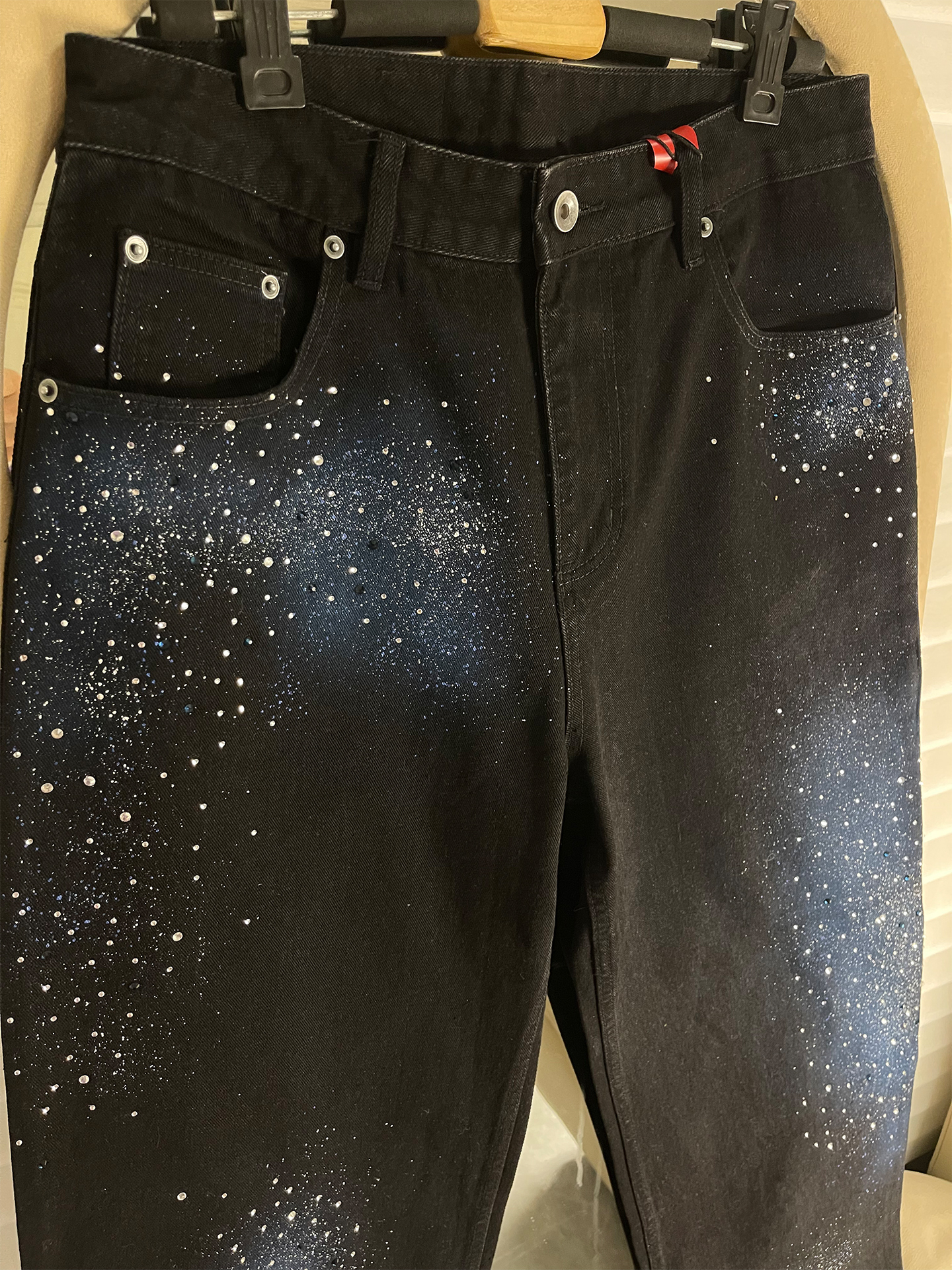 Parisian Style Glitter Denim J - Streetwear Brand Pants review and price