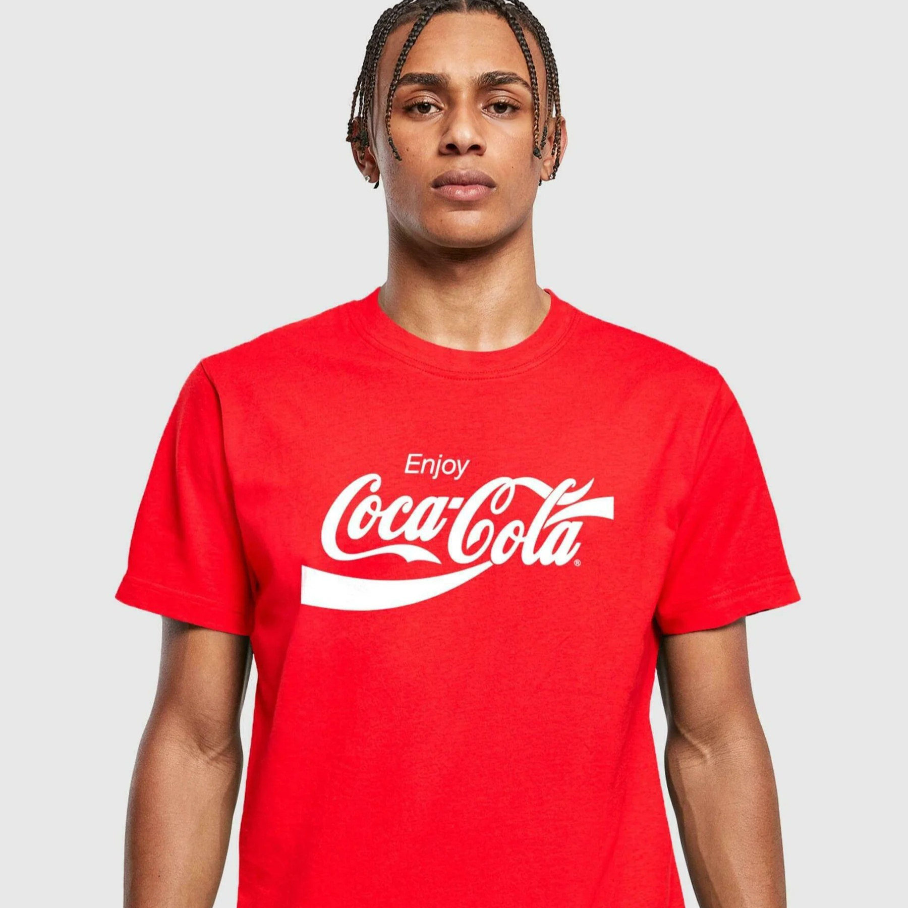 Red Cola Classic Logo Brand T- - Streetwear Brand Red Logo review and price