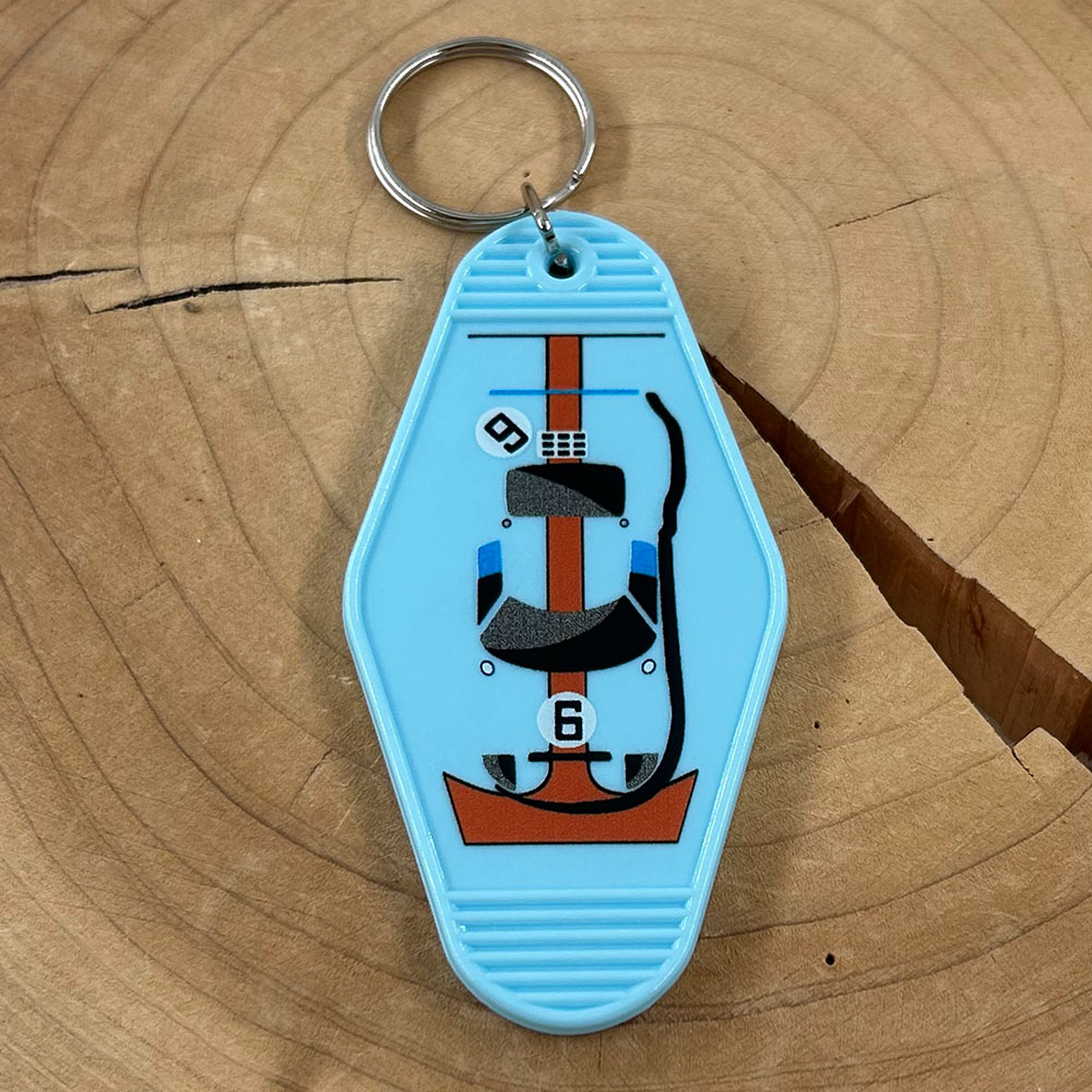 Gulf GT40 Livery Keychain Icon - Streetwear Brand Accessories review and price