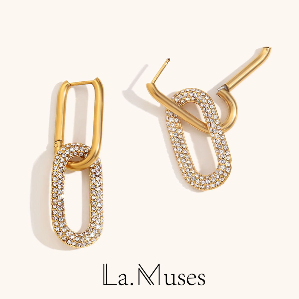 La.Muses Retro Double Loop Des - Streetwear Brand Accessories review and price