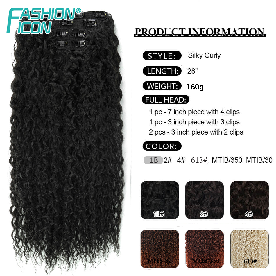 Synthetic Clip In Hair Extensi - Streetwear Brand Accessories review and price