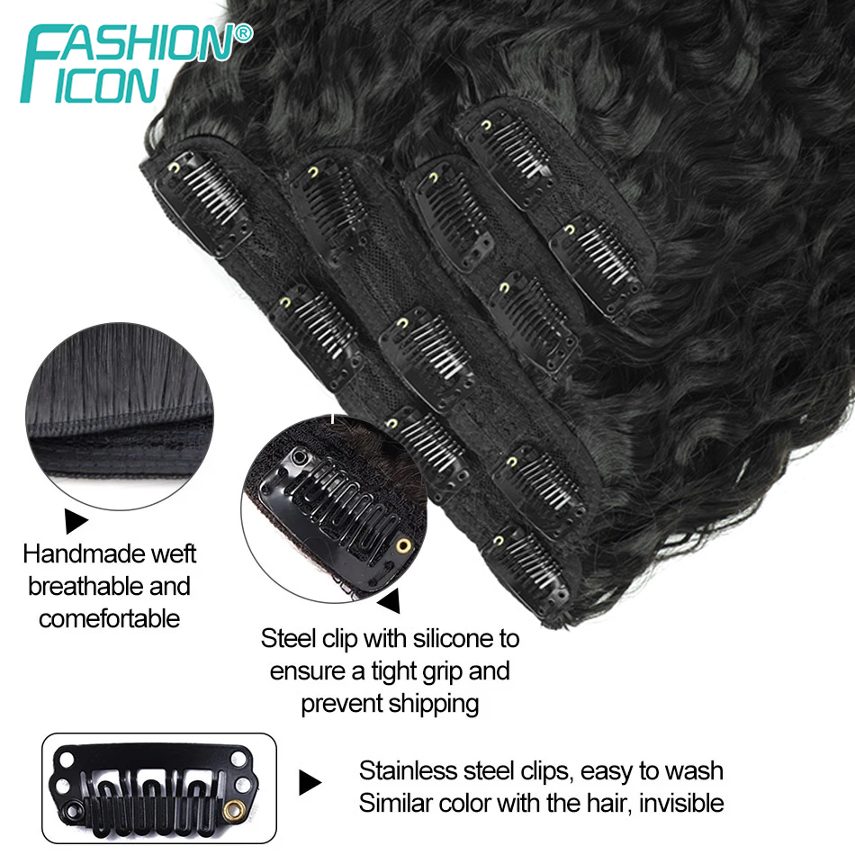 Synthetic Clip In Hair Extensi - Streetwear Brand Accessories review and price