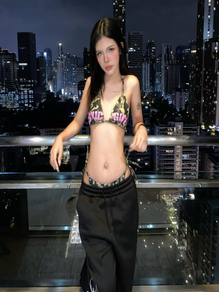 Women's Triangle Bikini Set Ca - A Bathing Ape Camo review and price