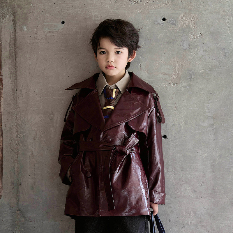 Boys Girls Wine Red Black Moto - Streetwear Brand Red Logo review and price