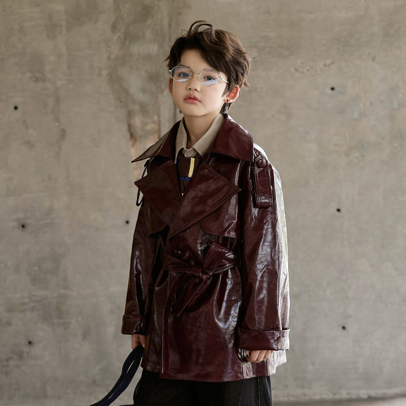 Boys Girls Wine Red Black Moto - Streetwear Brand Red Logo review and price